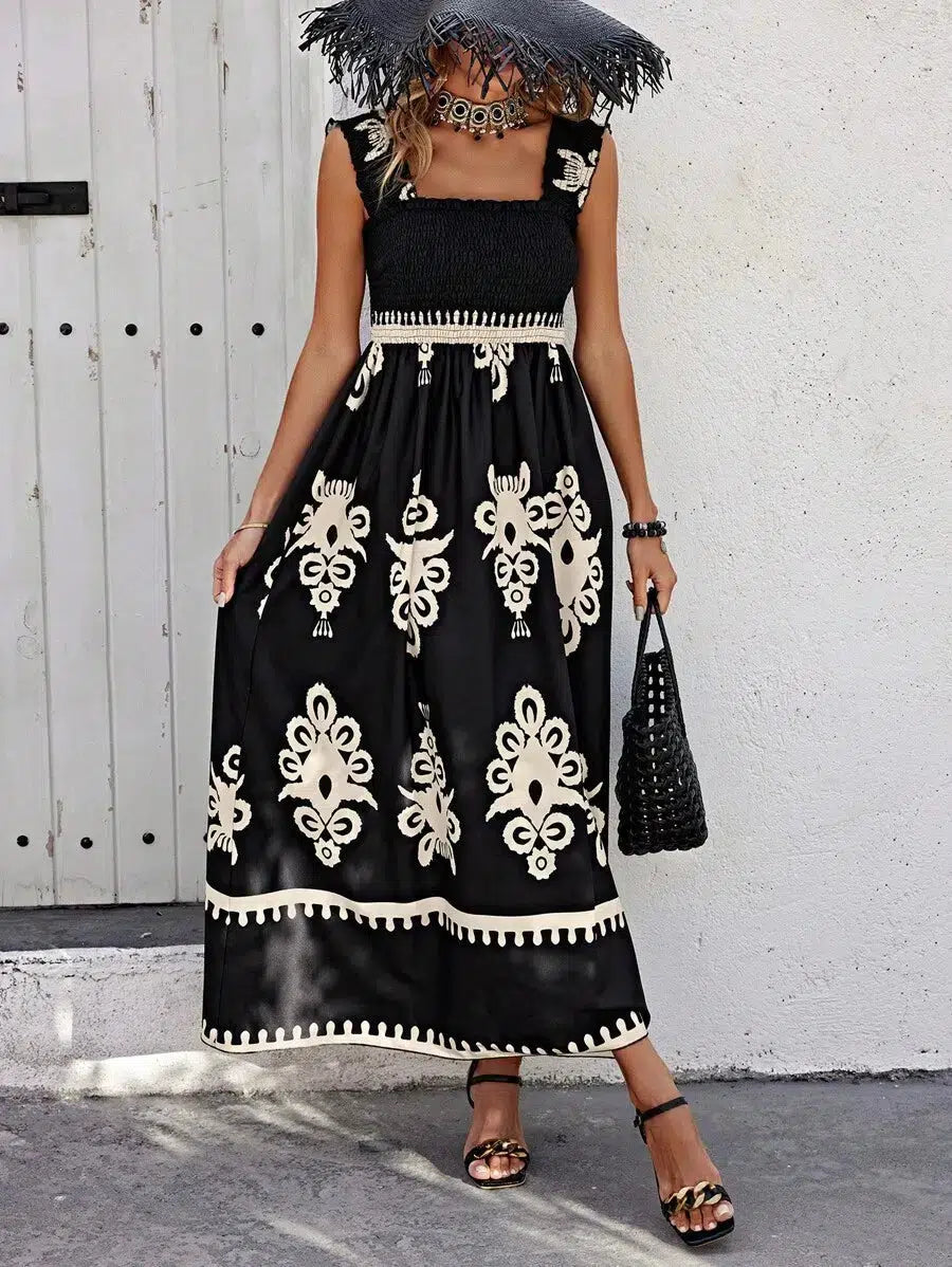 Tahlia | Ontspannen Bohemian Maxi Jurk