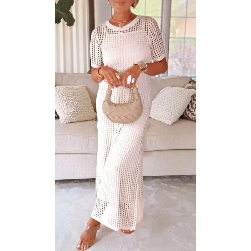 Cecilia Cut-Out Lange Maxi Jurk + Gratis Binnenjurk