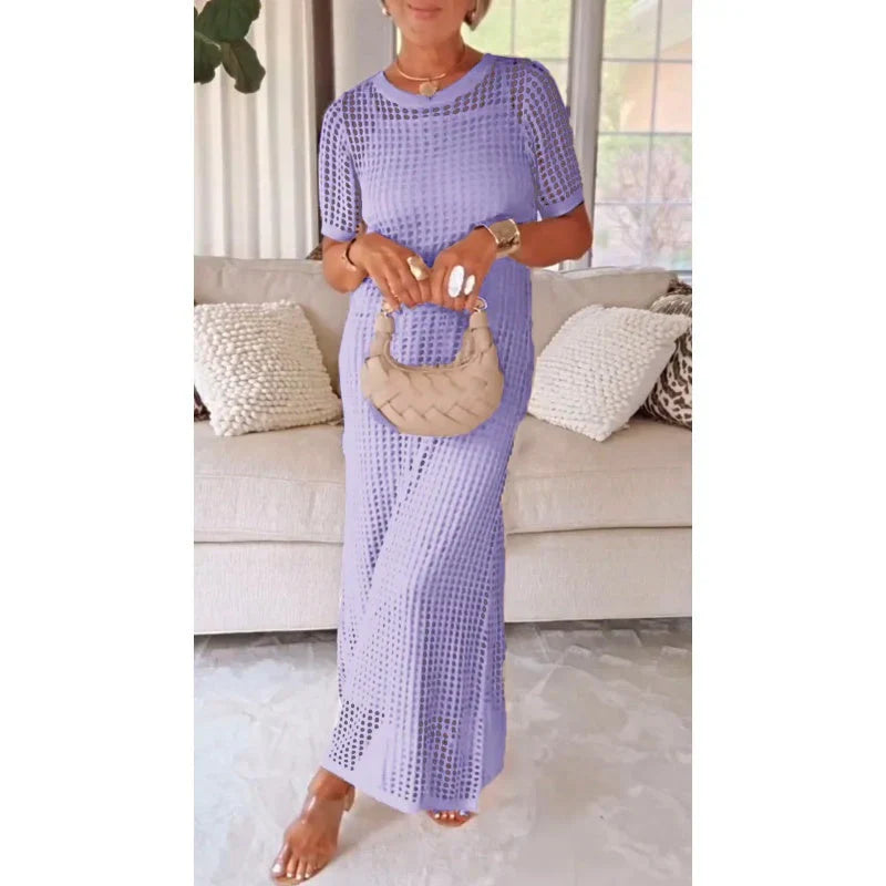 Cecilia Cut-Out Lange Maxi Jurk + Gratis Binnenjurk