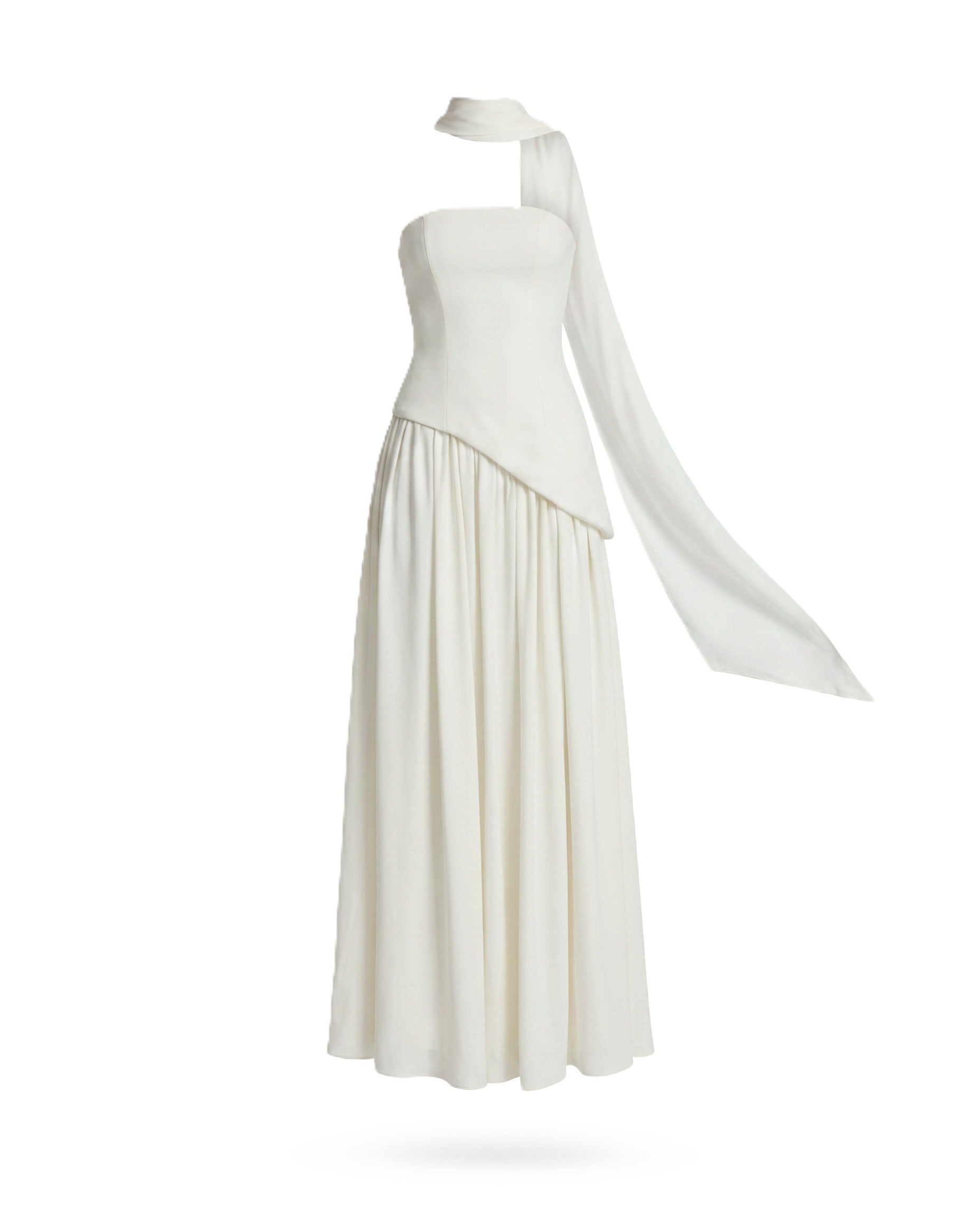 Cross Back | Bodycon maxi-jurk met open rug en split