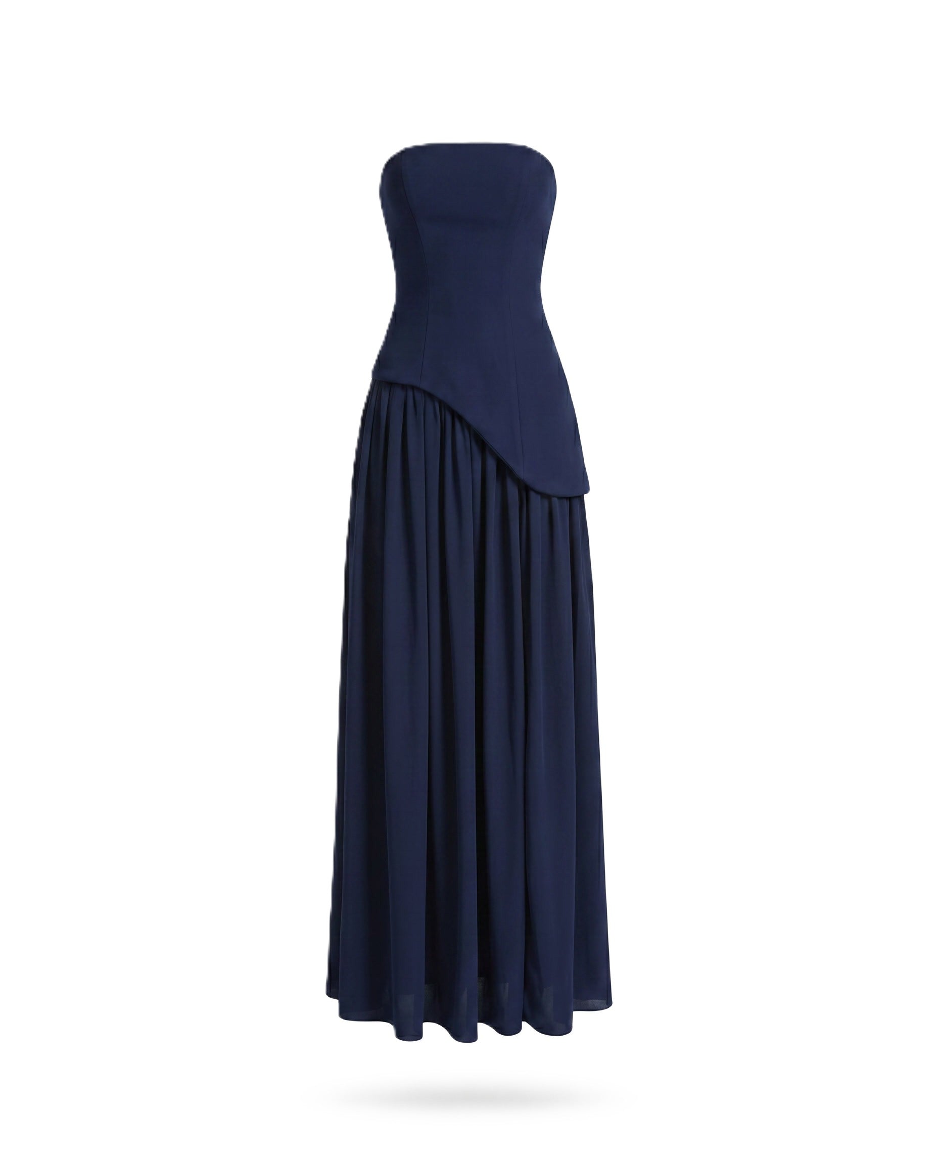 Cross Back | Bodycon maxi-jurk met open rug en split
