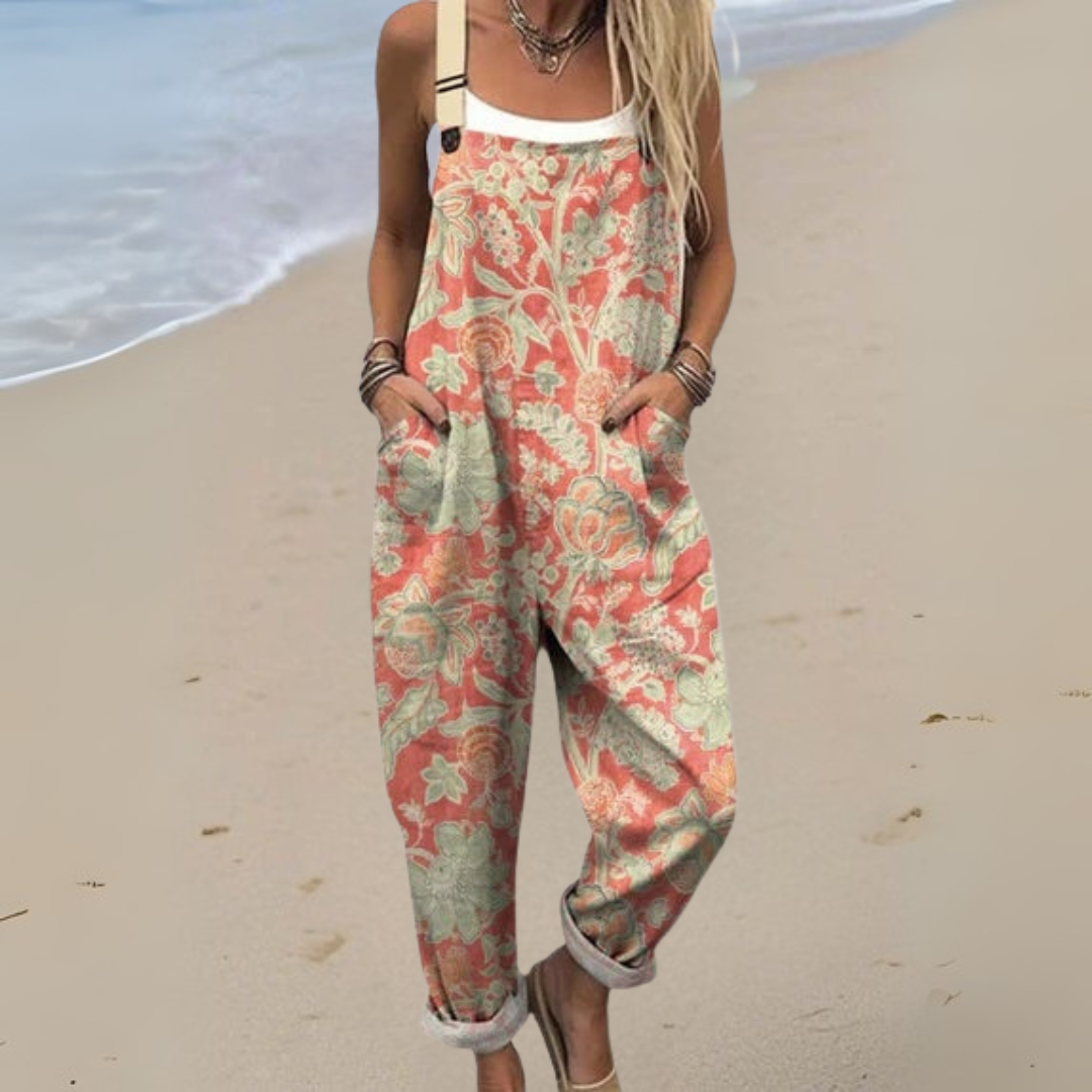 ANNELIES | Vintage Bloemenjurk met Comfortabele Pasvorm en Elegante Stijl voor Zomerse Dagen