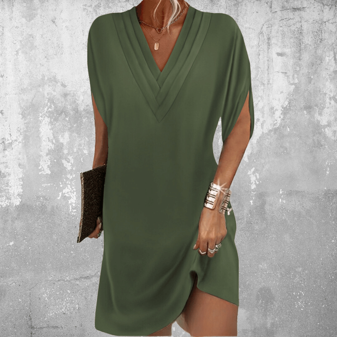 Evadne | Elegante Taille-flatterende Jurk