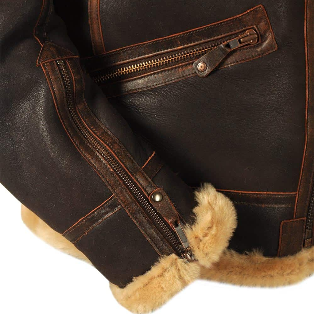 Aviator™ | Iconische Leren Pilotenjas