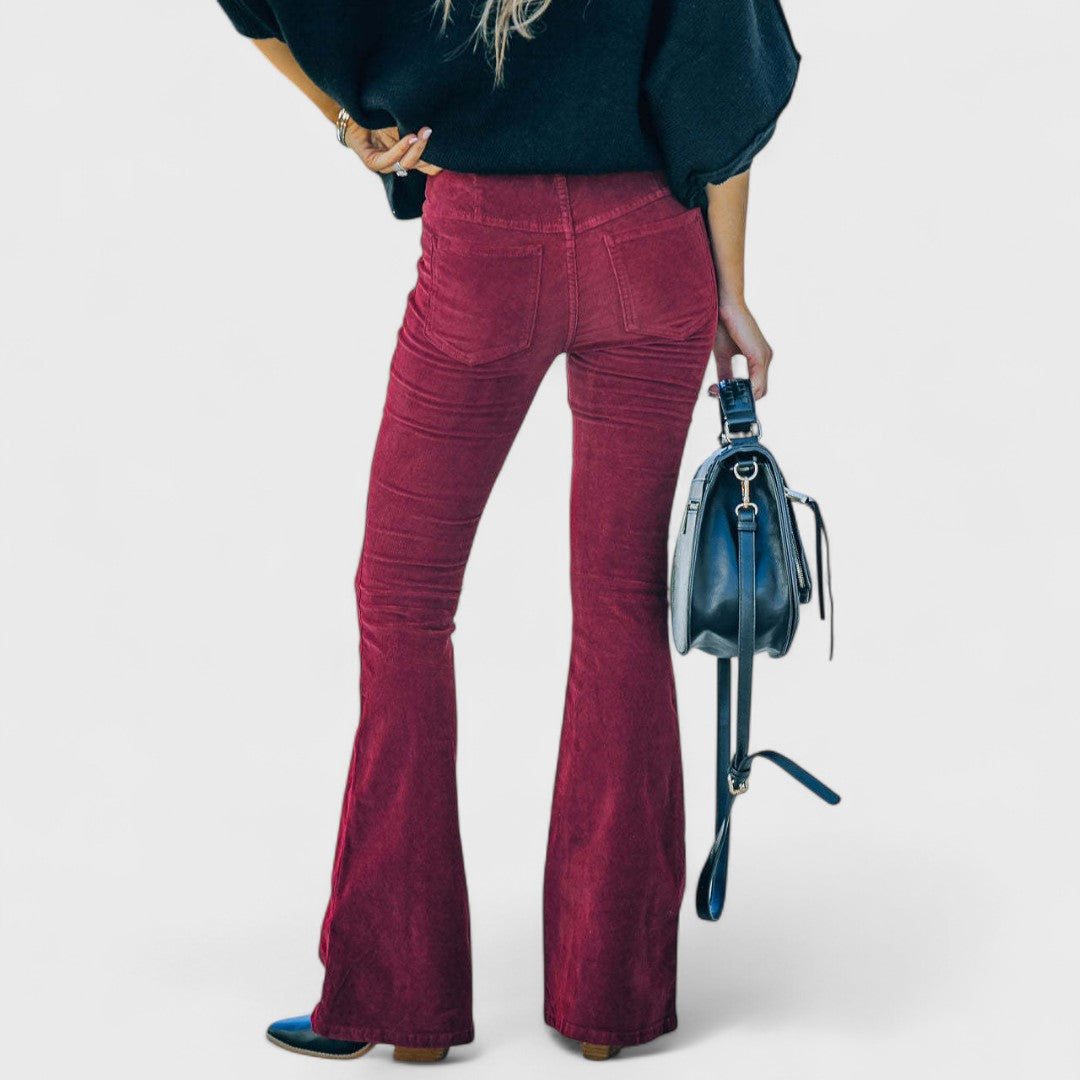 Chalvessa | Elegante Flared Broek