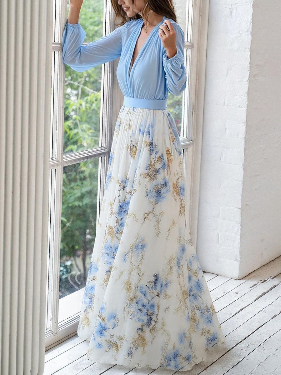 Penelope™ | Mooie Maxi Jurk met Bloemenprint