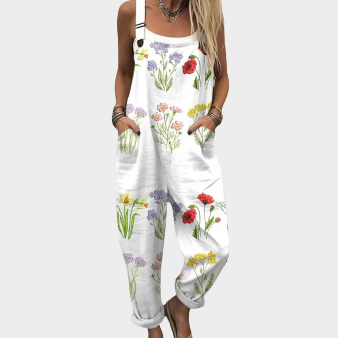 Comfortabele Bedrukte Dungarees