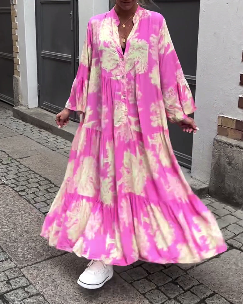 Serene | Lange Vloeiende Elegante Jurk