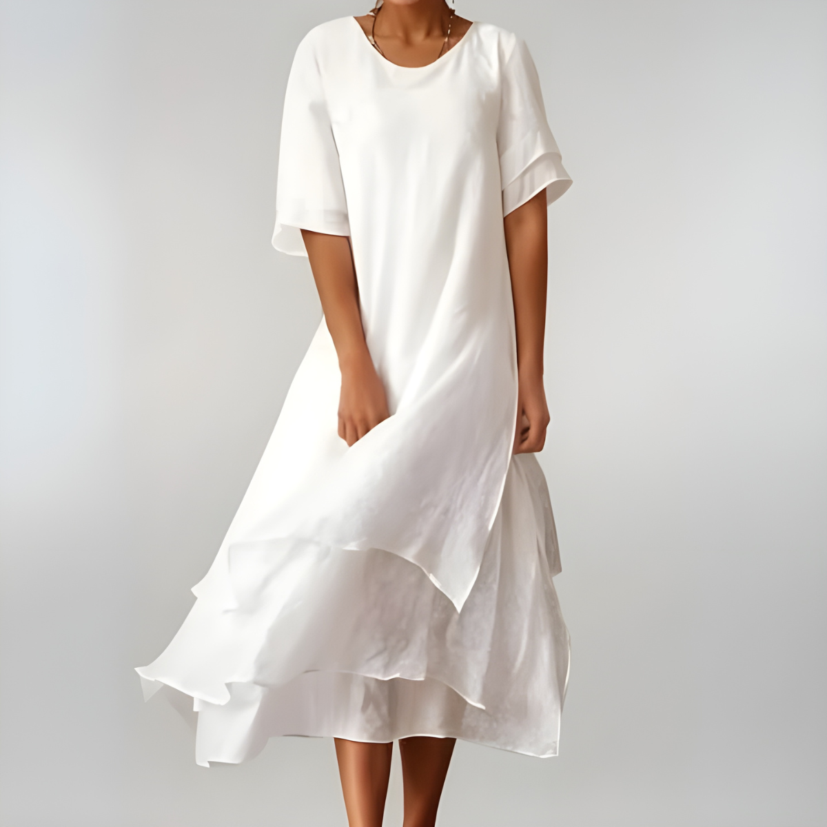 AGNÈS | LANG, LICHT EN ELEGANT JURK
