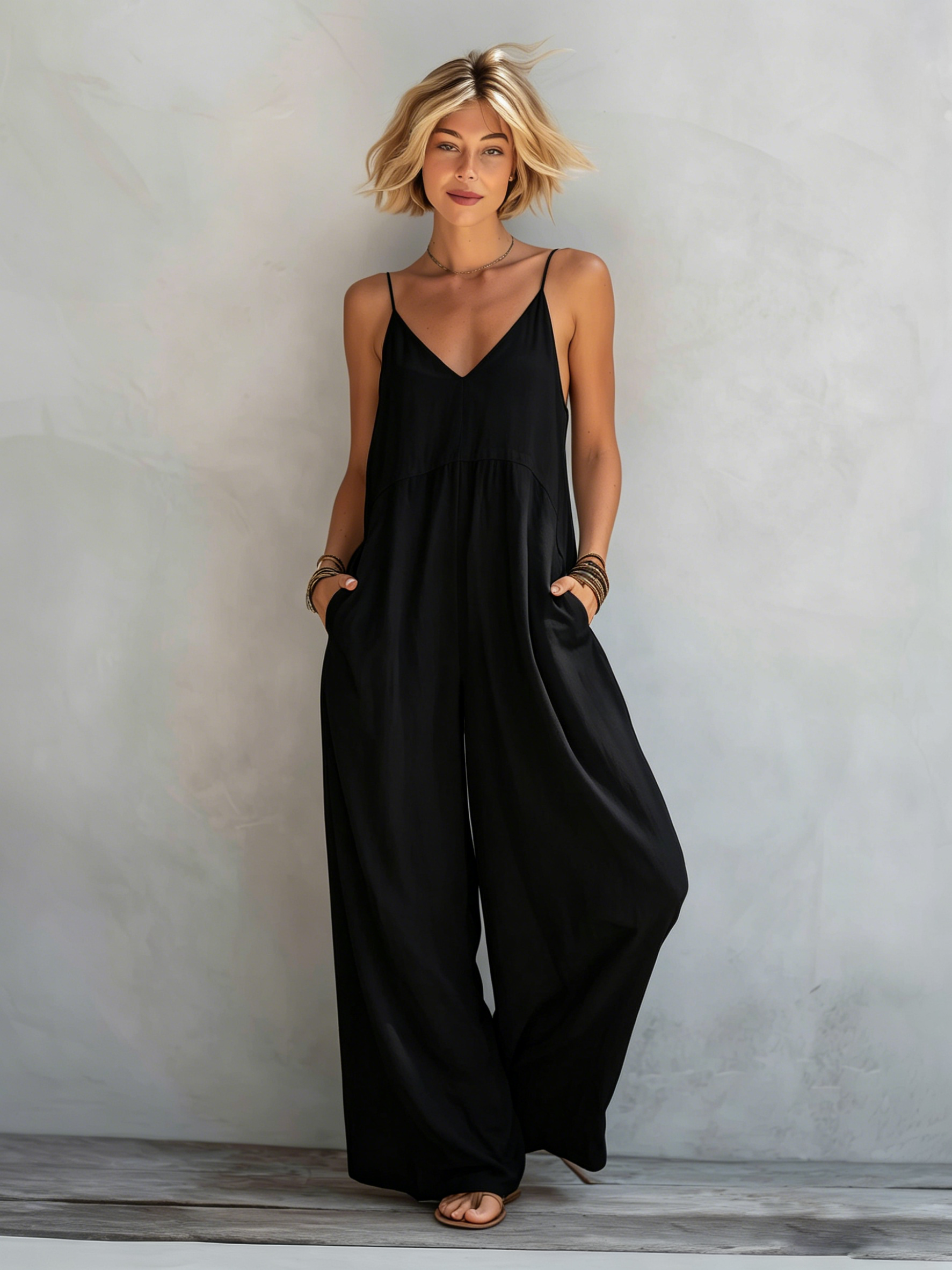 Amélie | Mouwloze jumpsuit