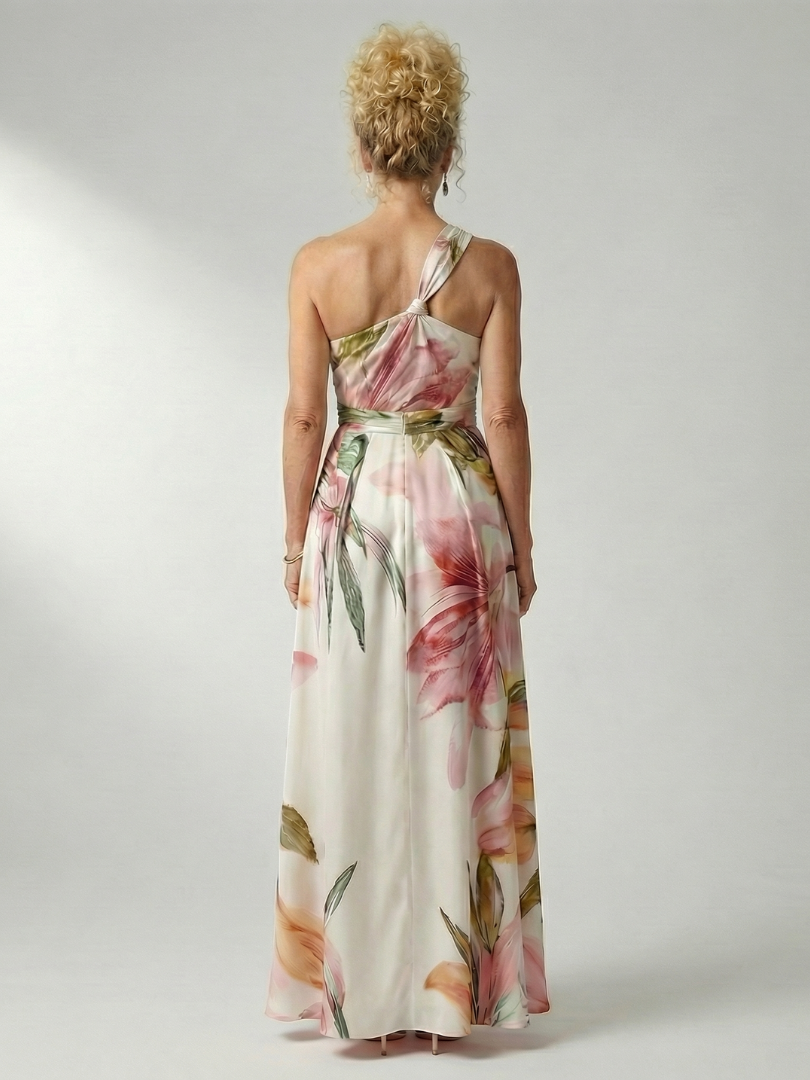 Amiel | Lichte maxi-jurk met bloemen