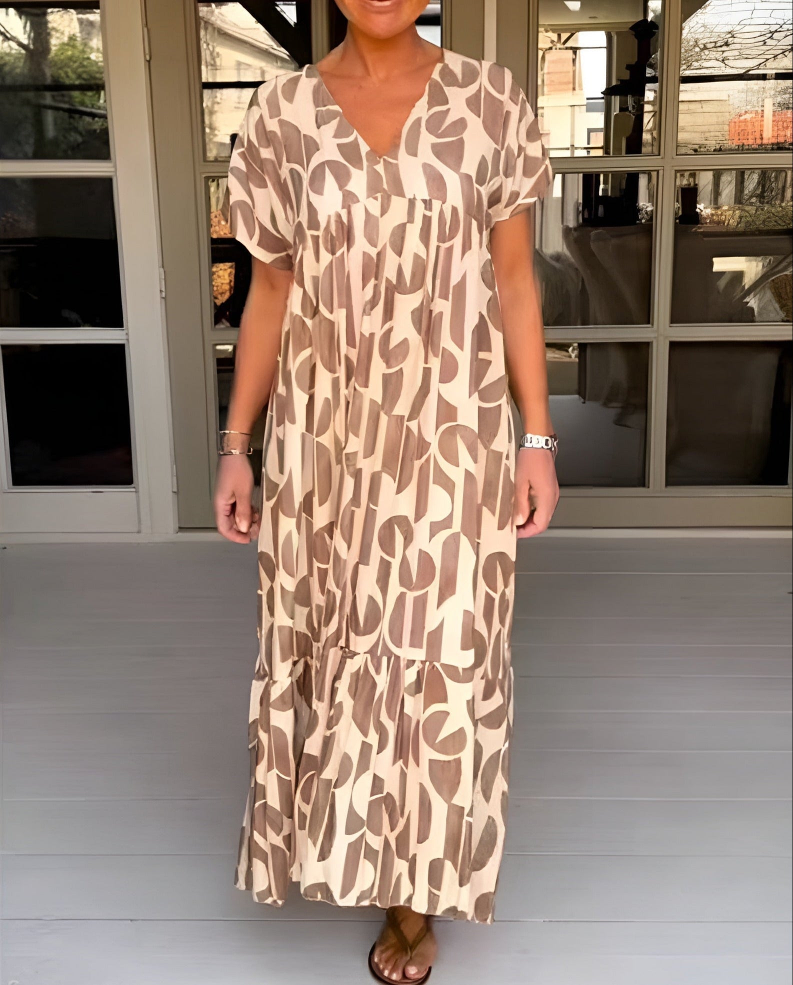 COLETTE | LOSSE JURK MET V-HALS