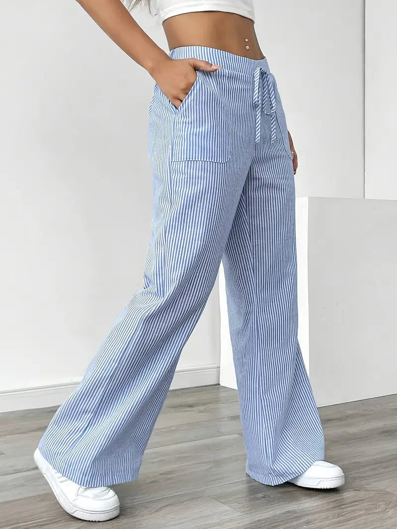 Elise™ Casual Gestreepte Broek
