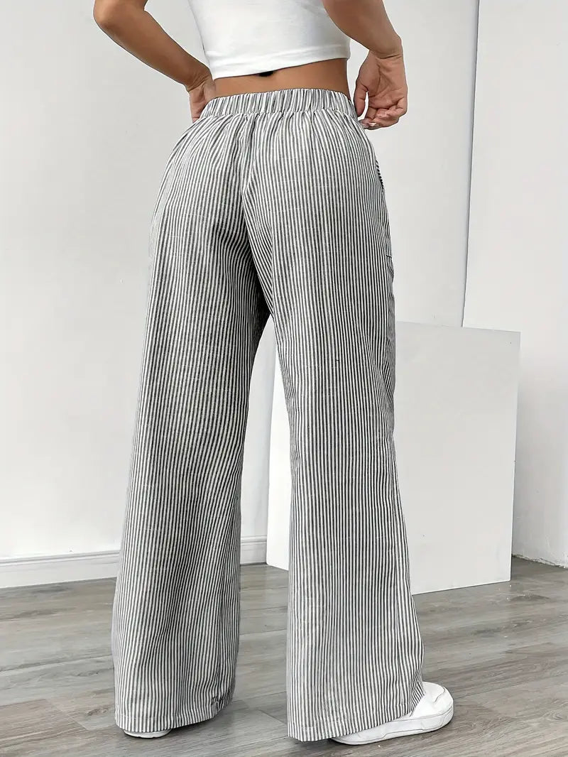 Elise™ Casual Gestreepte Broek