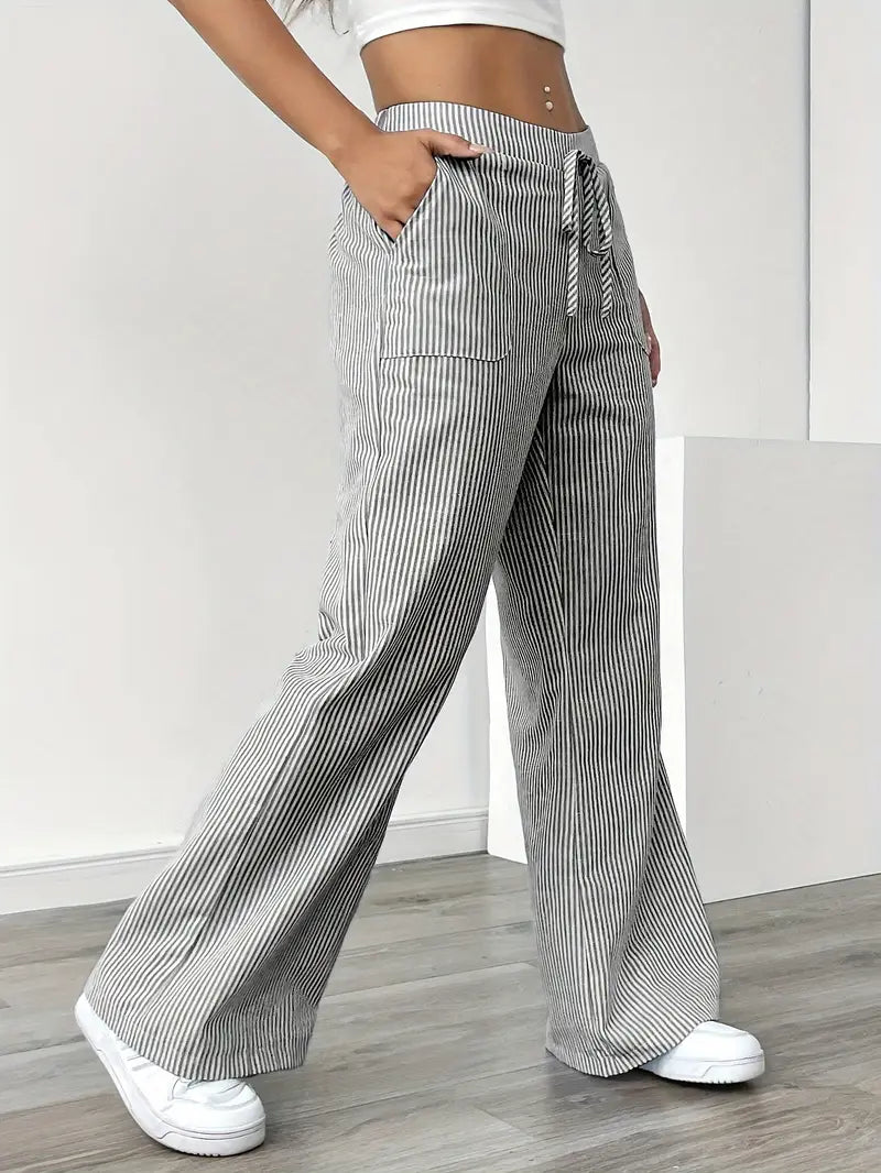 Elise™ Casual Gestreepte Broek