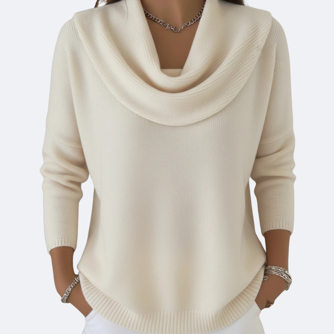 GIULIA - Trui met Ruffle Kraag Comfortabel