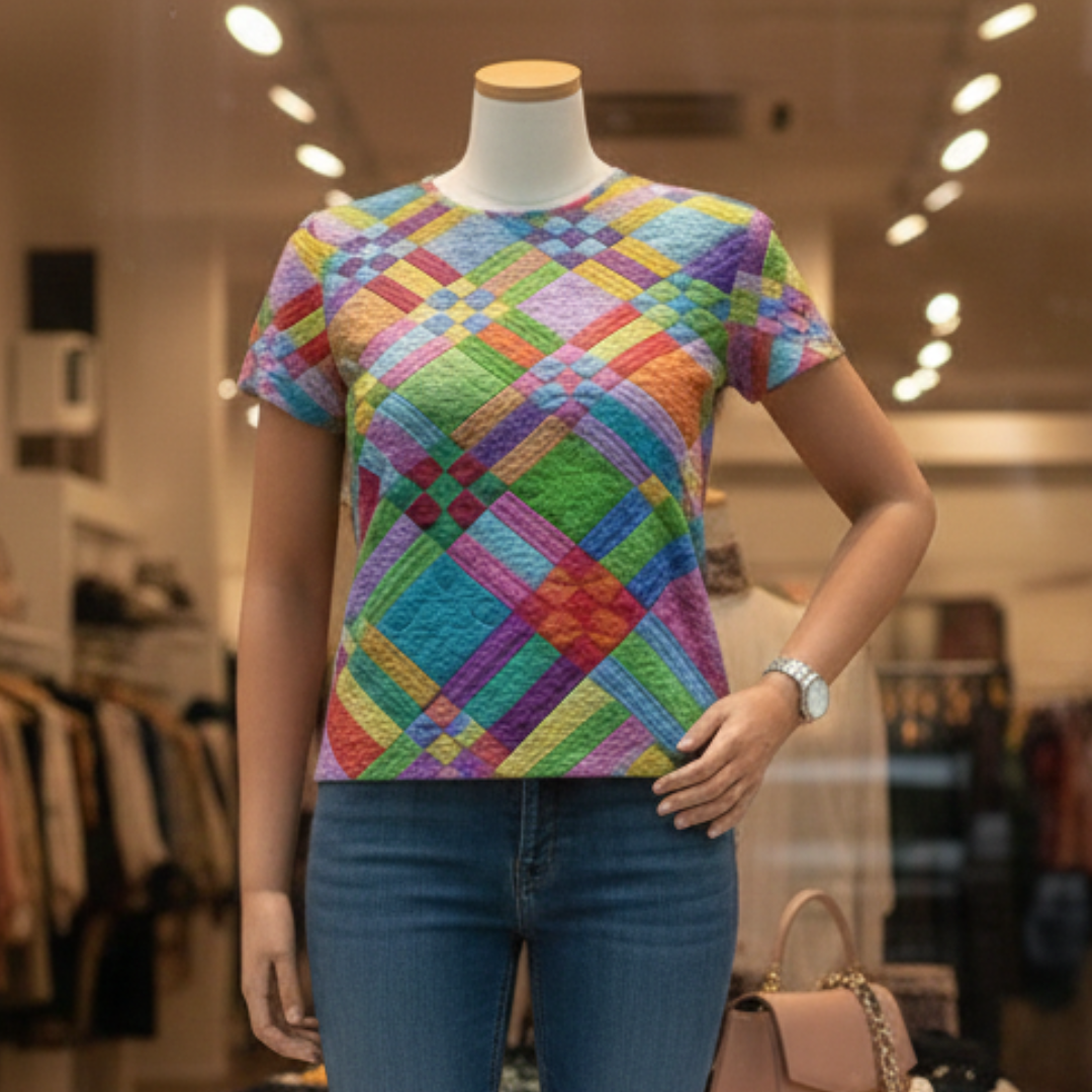 T-Shirt Vintage Gekleurd
