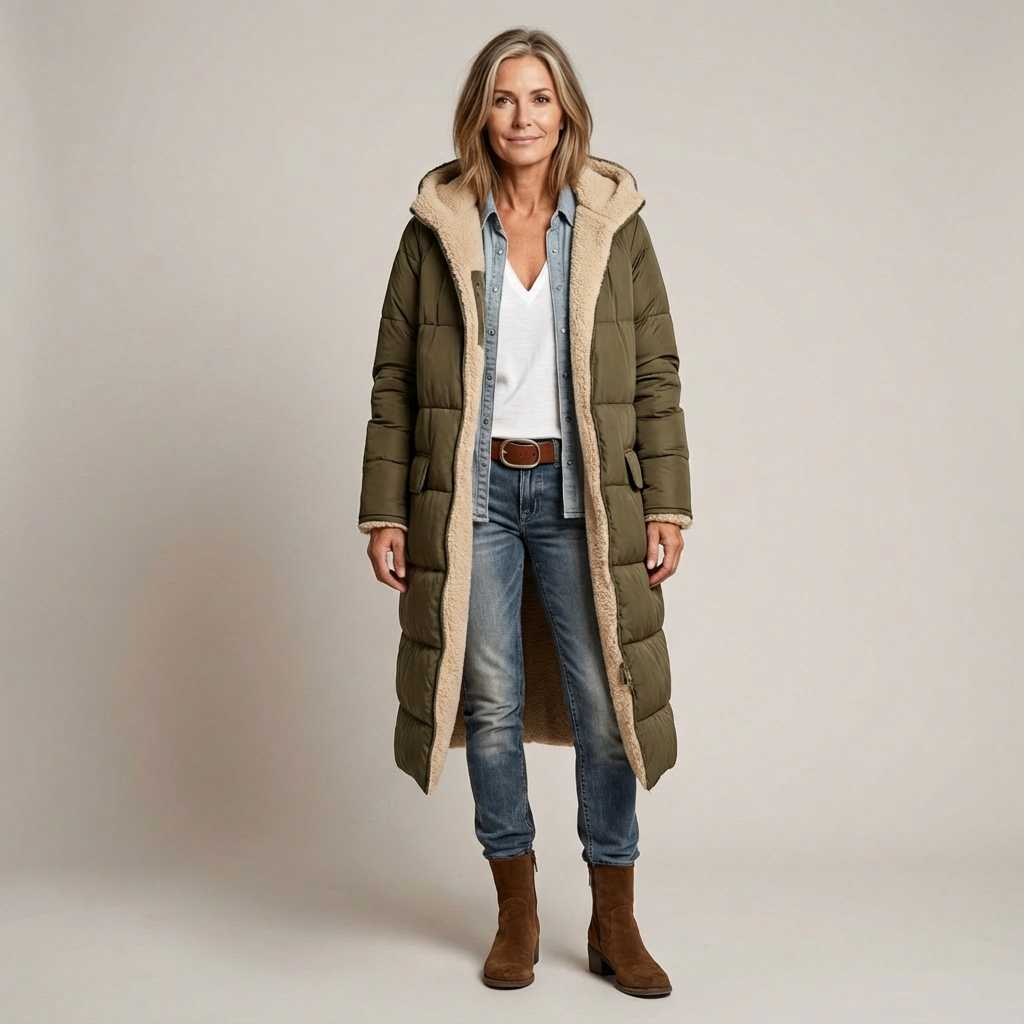 Amelia | Elegante Reversible Jas