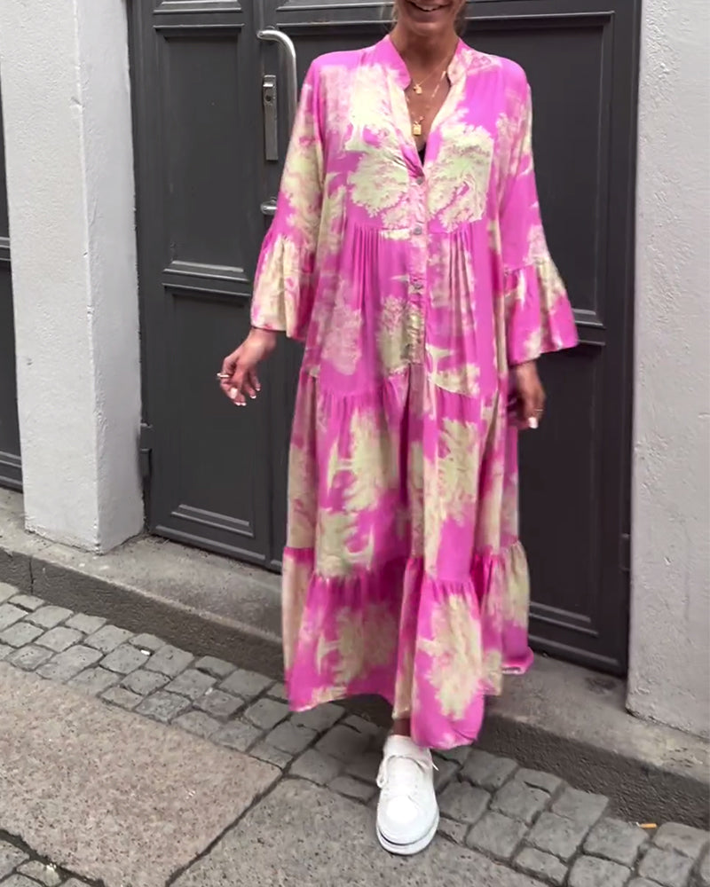 Serene | Lange Vloeiende Elegante Jurk