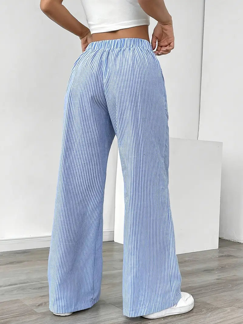 Elise™ Casual Gestreepte Broek