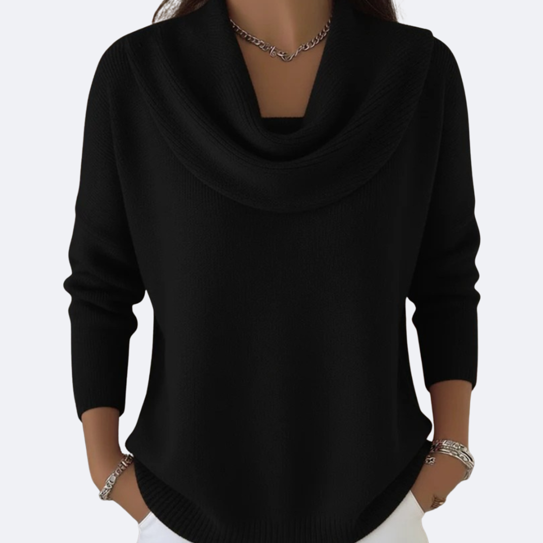 GIULIA - Trui met Ruffle Kraag Comfortabel