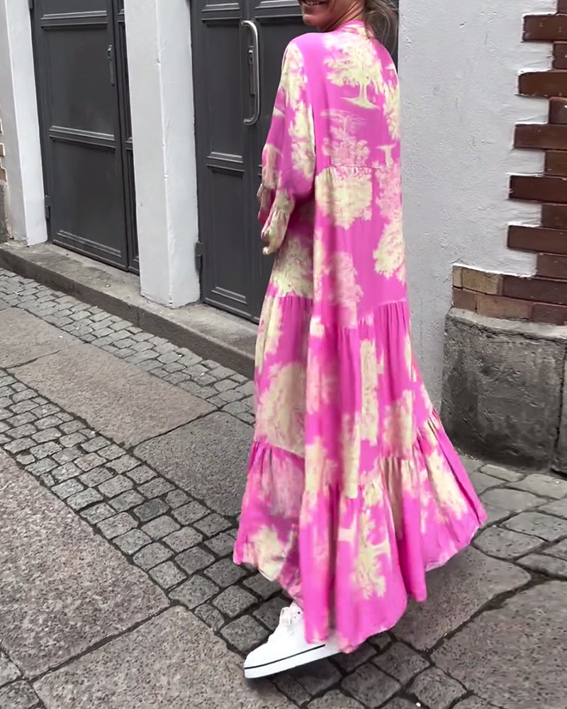 Serene | Lange Vloeiende Elegante Jurk