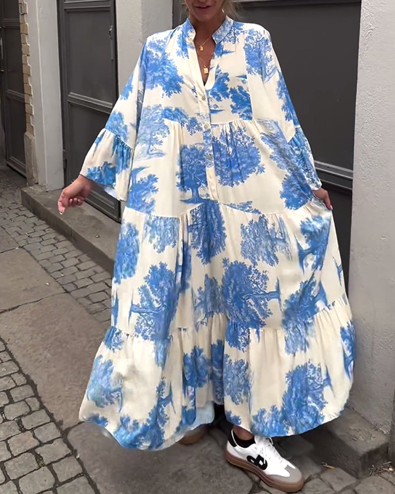 Serene | Lange Vloeiende Elegante Jurk
