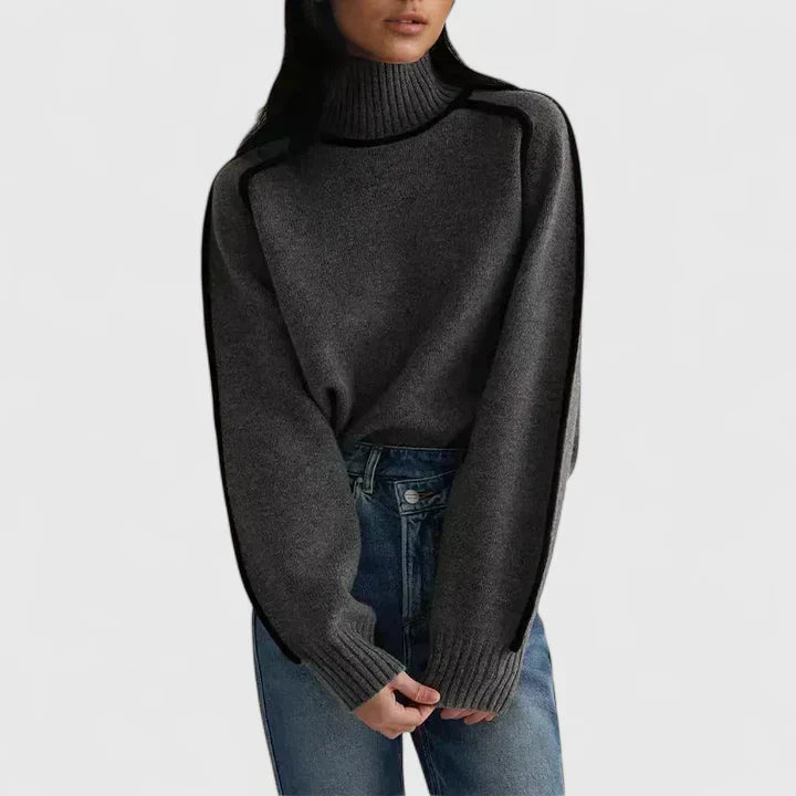 Donna | Elegante hoge hals trui