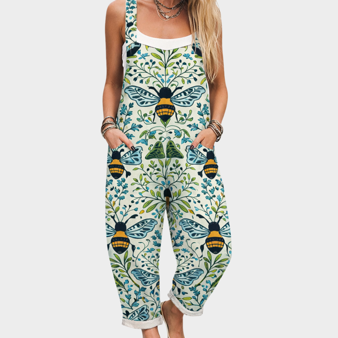 Comfortabele Bedrukte Dungaree