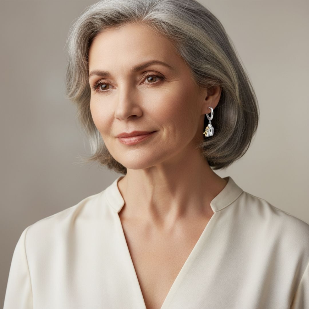 Ginny™ - Oorbellen met Hondenicoon (Ronde Sluiting)