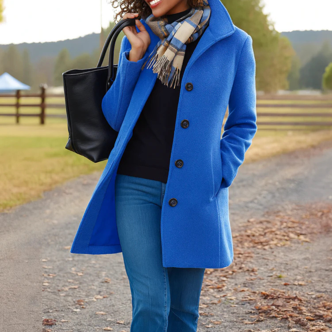 ADRIANA | Elegante Jas met Omarmende Warmte en Tijdloze Stijl