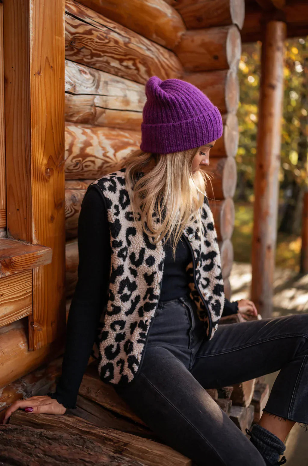 Astrid™ | Stijlvolle leopard spencer