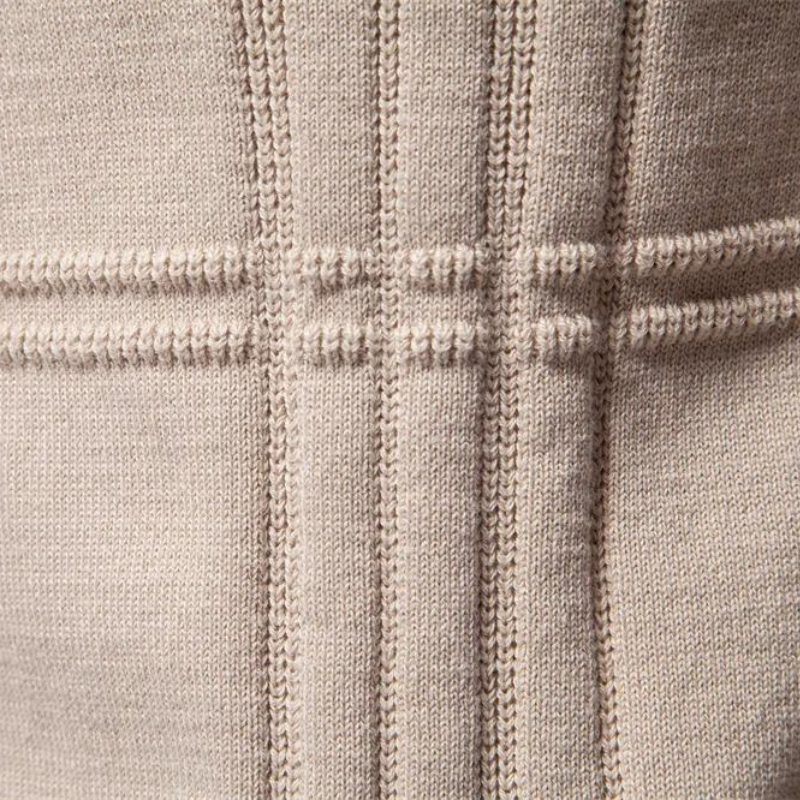 Bryson | Katoenen herentrui met streepdesign