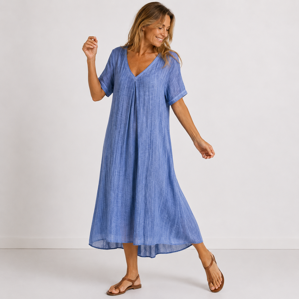 Violette™ | Comfortabele zomerjurk die prachtig slank afkleedt