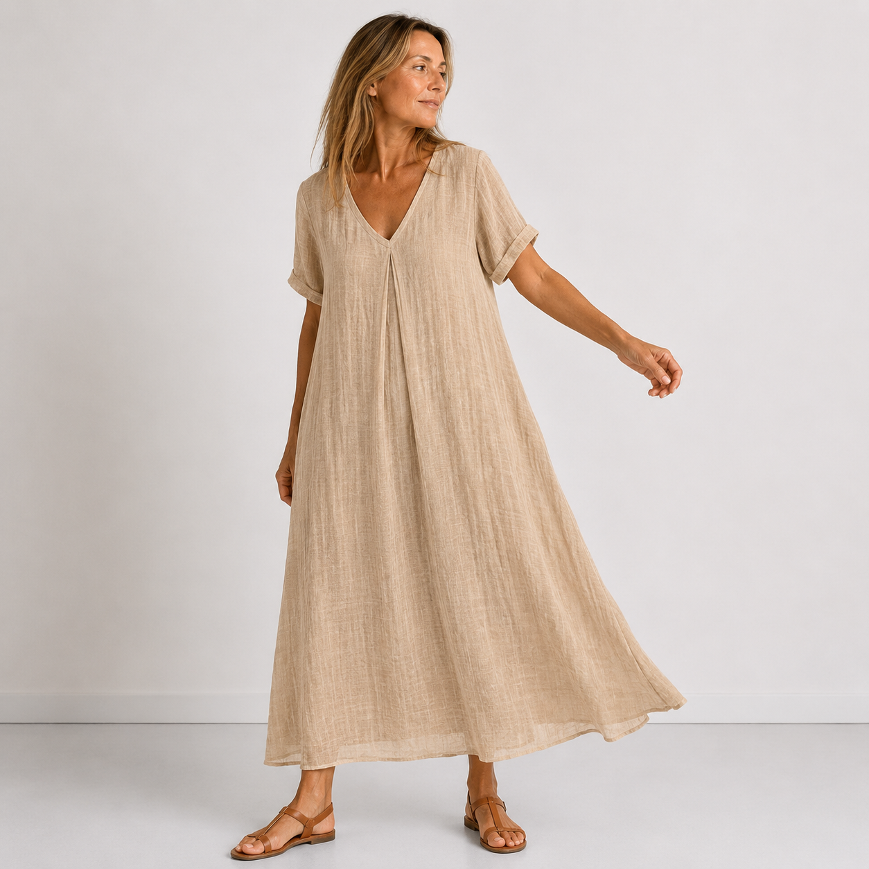 Violette™ | Comfortabele zomerjurk die prachtig slank afkleedt