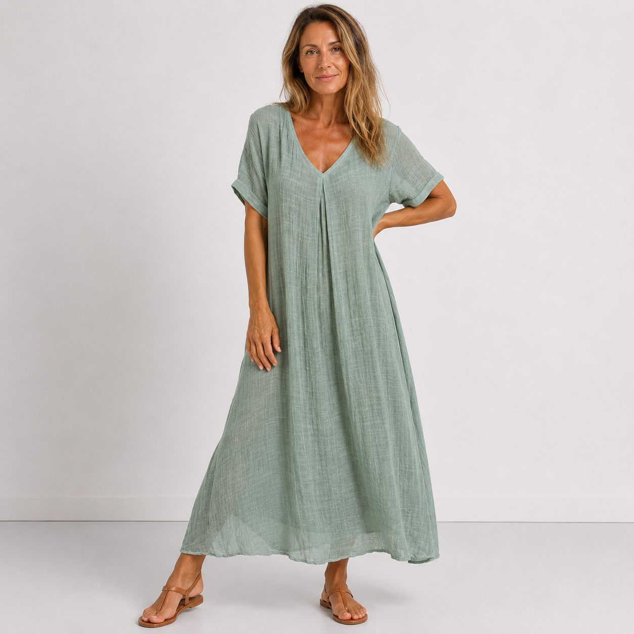 Violette™ | Comfortabele zomerjurk die prachtig slank afkleedt