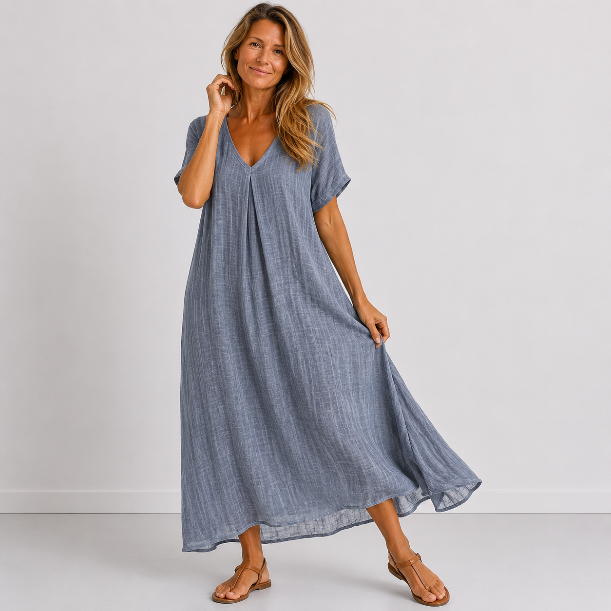 Violette™ | Comfortabele zomerjurk die prachtig slank afkleedt