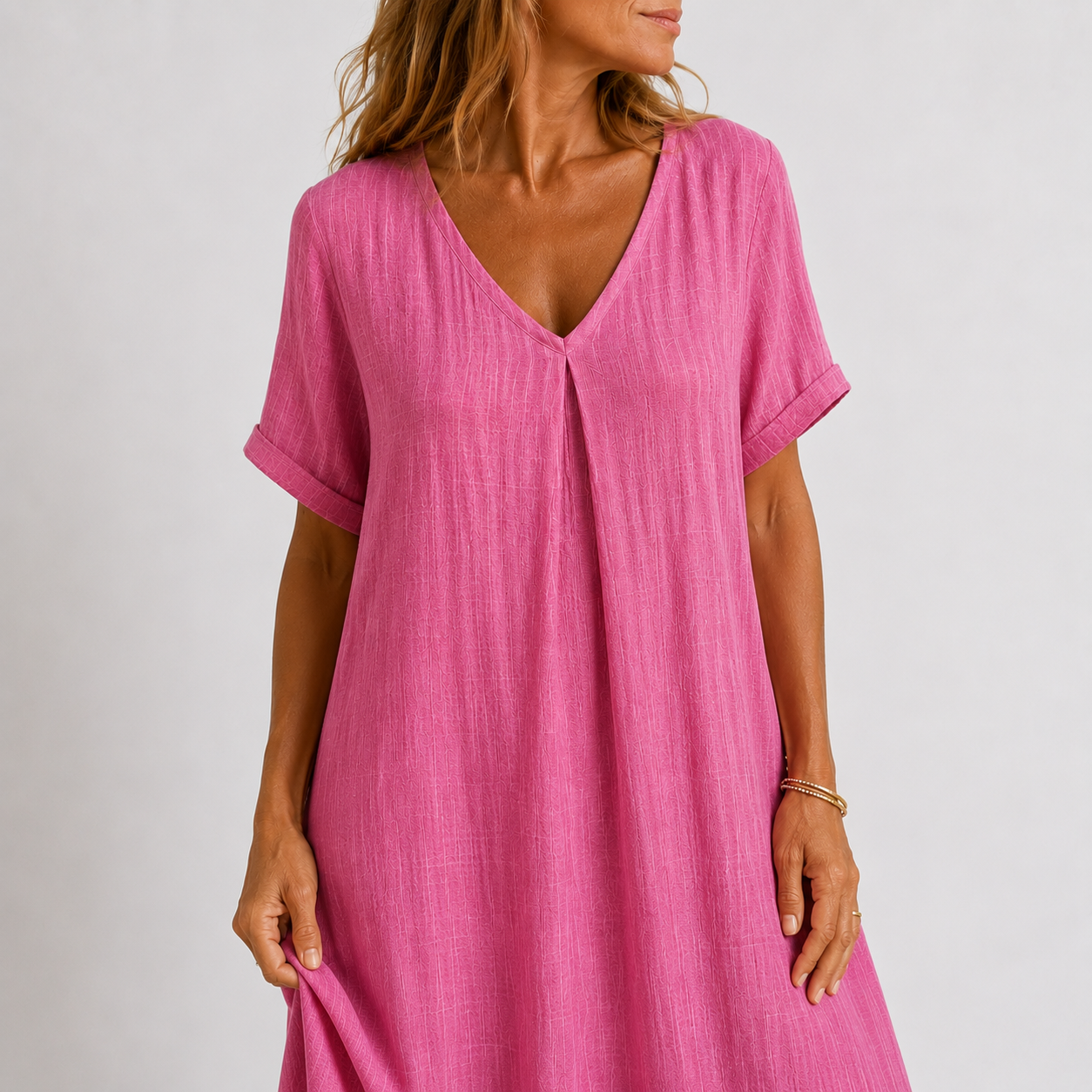 Violette™ | Comfortabele zomerjurk die prachtig slank afkleedt