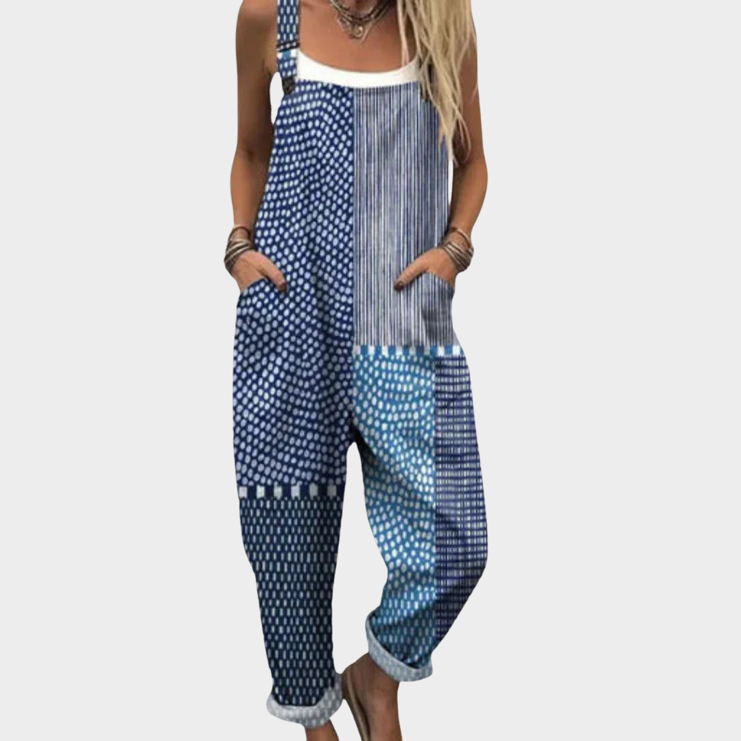 Comfortabele Bedrukte Dungaree