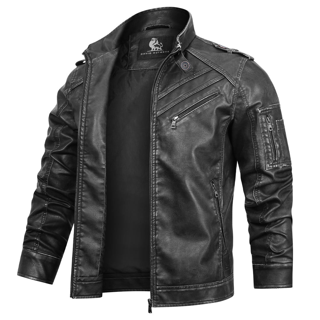 Chevalier™ | Ritsen & Rock Leren Jas