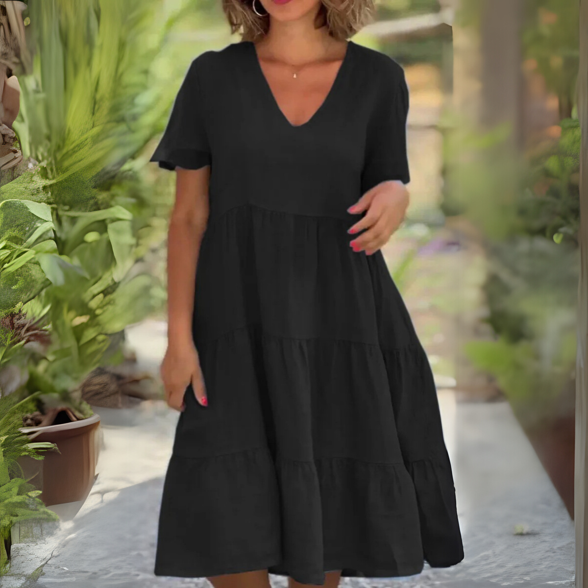 LUCE | LOSSE JURK MET V-HALS