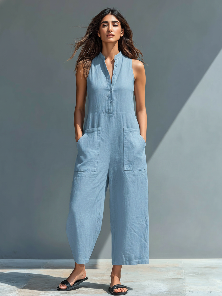 Jade | Mouwloze jumpsuit