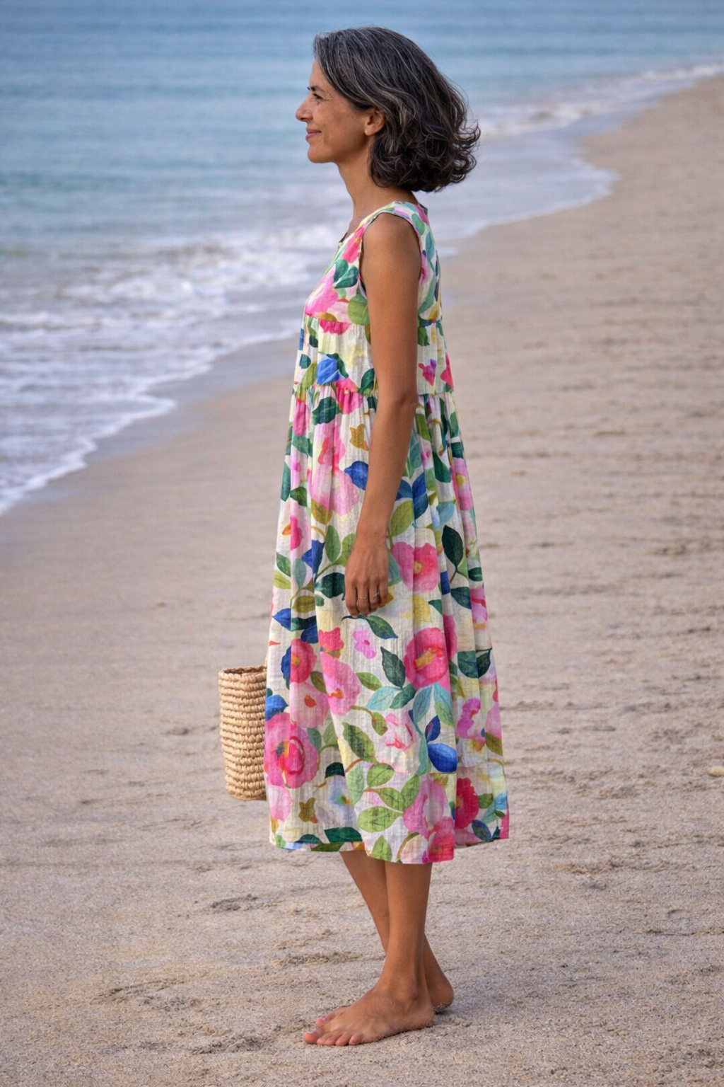 Ava | Midi Floral Jurk