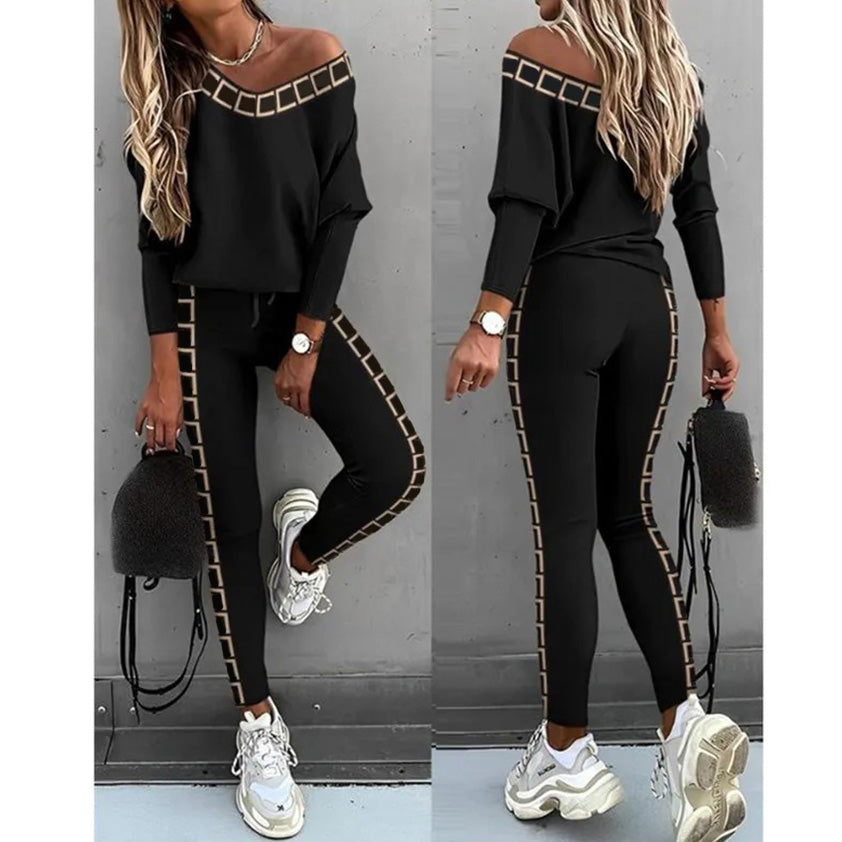 LUNACHIC - SET VAN MODIEUZE TRUI EN BROEK