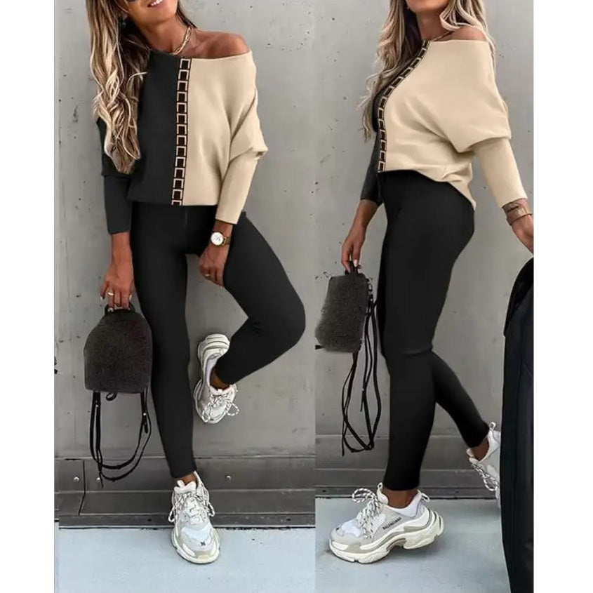 LUNACHIC - SET VAN MODIEUZE TRUI EN BROEK