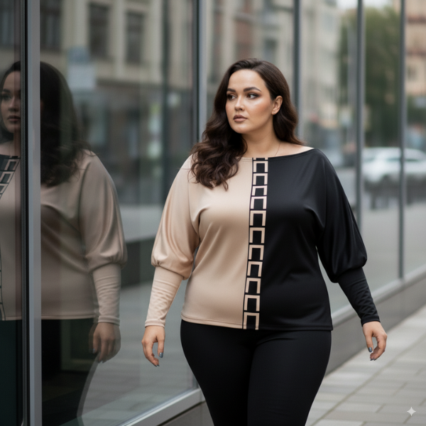 LUNACHIC - SET VAN MODIEUZE TRUI EN BROEK