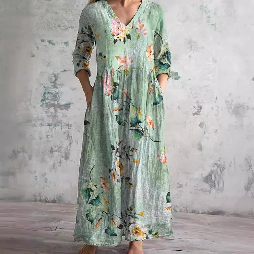 Auréna | Bloemenjurk Salie