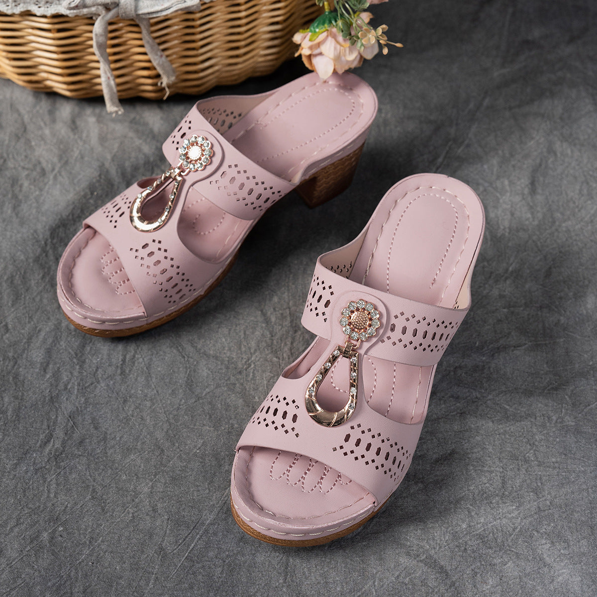 Isabella™ | Comfortabele Orthopedische Sandalen met Hoge Hakken