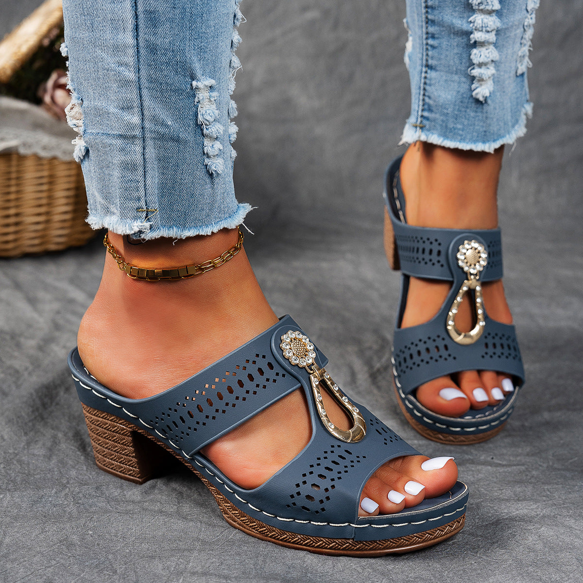 Isabella™ | Comfortabele Orthopedische Sandalen met Hoge Hakken