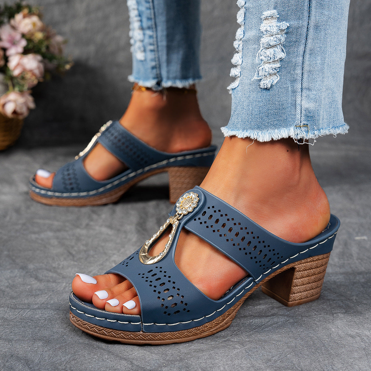 Isabella™ | Comfortabele Orthopedische Sandalen met Hoge Hakken